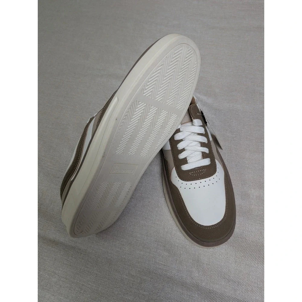 No Boundaries Maddoxx Sneaker Mens 10.5 Khaki NWT Memory Foam Casual Shoes